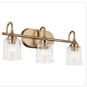 New Kichler champagne bronze 3-Light bathroom Vanity light